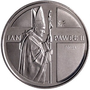 10.000 złotych 1989, Jan Paweł II. na rewersie wypukły ...