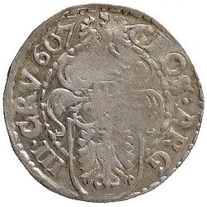 3 krajcary 1607, Cieszyn, F.u.S. 2998, lekko niedobite