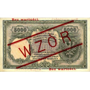 5.000 złotych 28.02.1919, WZÓR, Miłczak 56, Pick 60