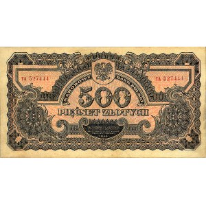 500 złotych 1944, \obowiązkowym, seria TA