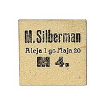 Łódź-1.50, 3 i 4 marki emitowane przez M. Silbermanna, ...