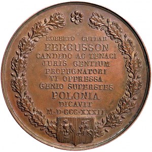 Robert Fergusson- medal autorstwa Wł. Oleszczyńskiego 1...