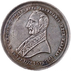 ks. Antoni Fijałkowski metropolita warszawski- medal z ...