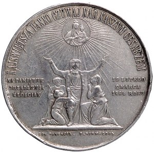medal na uwłaszczenie chłopów w Królestwie Polskim 1864...