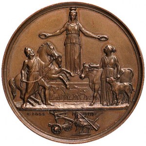 Wystawa w Szamotułach- medal autorsta C. Loosa 1868 r.,...