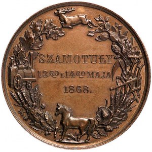 Wystawa w Szamotułach- medal autorsta C. Loosa 1868 r.,...