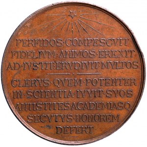 Michał Nowodworski- medal pamiątkowy 1888 r., Aw: Popie...