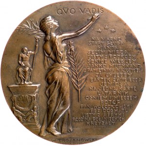 Henryk Sienkiewicz- medal autorstwa W. Trojanowskiego 1...