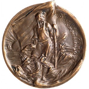 Rewolucja 1905 roku- medal autorstwa Władysława Grubers...