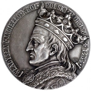 Władysław Jagiełło- medal autorstwa Ignacego Wróblewski...