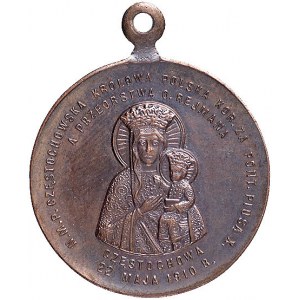 koronacja obrazu Matki Boskiej Częstochowskiej- medalik...