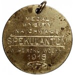 zestaw medali antyspekulacyjnych, Warszawa 1918r., Strz...