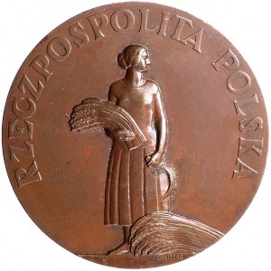 medal nagrodowy Za Pracę, autorstwa E. Wittyga 1926 r.,...