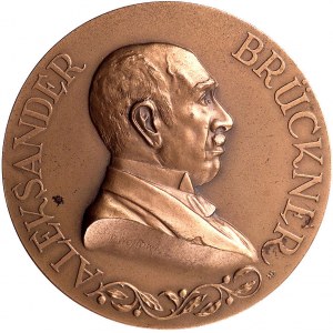 Aleksander Brückner- medal autorstwa P. Wojtowicza 1931...