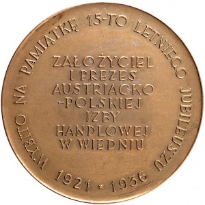 Juliusz Twardowski- medal autorstwa Hartiga 1936 r., Aw...