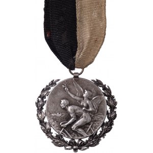 medal pamiątkowy na wstążce za zajęcie IV miejsca w wyś...