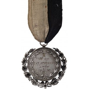 medal pamiątkowy na wstążce za zajęcie IV miejsca w wyś...
