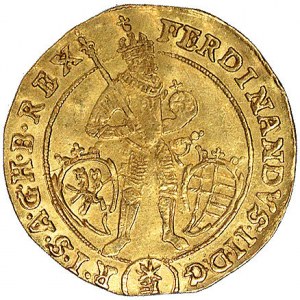 Ferdynand II 1619-1637, dwudukat 1637, Praga, Aw: Posta...