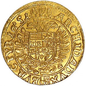 Ferdynand III 1637-1657, dukat 1651, Wiedeń, Aw: Postać...