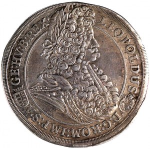 Leopold I 1657-1705, talar 1693, Krzemnica, Aw: Popiers...