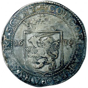 rijksdalder 1619, West Fryzja, Delm. 940, Dav. 4842, pa...