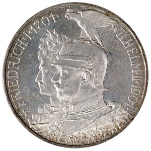 Wilhelm II 1888-1918, 5 marek 1901, Berlin, J. 106, wyb...
