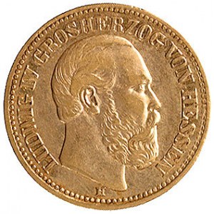 Ludwik IV 1877-1892, 10 marek 1879, Darmstadt, J. 219, ...