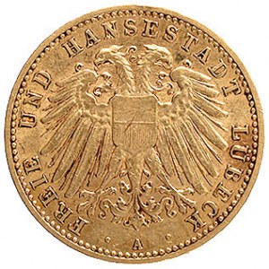 10 marek 1906, Berlin, J. 228, Fr. 3799, złoto, 3,96 g,...