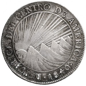 8 reali 1840, Gwatemala, K.M. 4