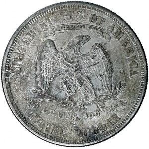 1 trade dollar 1877, San Francisco