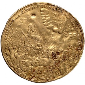 Leopold I 1657-1705, odbitka w złocie Schautalara (tala...