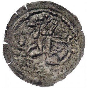 brakteat; Rycerz na koniu w prawo, Str. T103f, Gum. 103