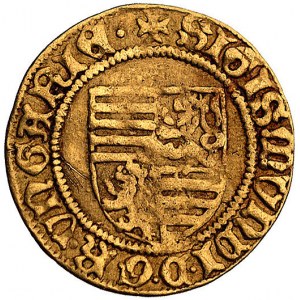 Zygmunt 1387-1437, goldgulden, mennica nieznana, Aw: Ta...