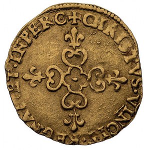 1/2 ecu d’or 1578, Saint-Lô, Duplessy 1122, Fr. 387, zł...