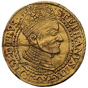 dukat 1582, Gdańsk, H-Cz. 691 R3, Fr. 3, T. 60, złoto, ...