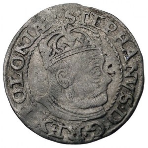 grosz 1580, Olkusz, odmiana -na rewersie herb Glaubicz ...