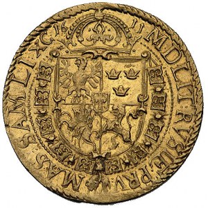 5 dukatów 1611, Kraków, Aw: Popiersie króla i napis SIG...