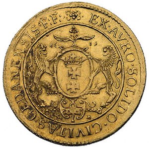 2 dukaty (donatywa) 1631, Gdańsk, Aw: Popiersie króla i...