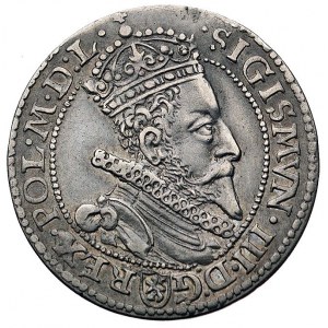 szóstak 1599, Malbork, odmiana z małą głową króla, Kurp...