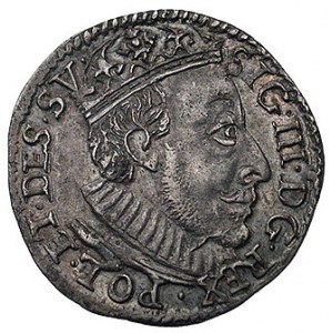 trojak 1588, Olkusz, odmiana z popiersiem króla jak na ...