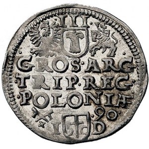 trojak 1590, Poznań, Wal. III 3, ale nieco inne popiers...