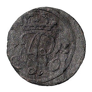 szeląg 1715, Gdańsk, Merseb. -, Kam. 29 R5, T.6, moneta...