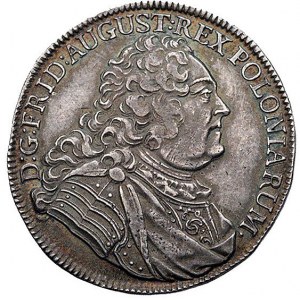 2/3 talara (gulden) 1735, Drezno, Kam. 1358 R1, Dav. 83...