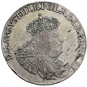 30 groszy (złotówka) 1762, Gdańsk, Kam. 989 R1, Merseb....
