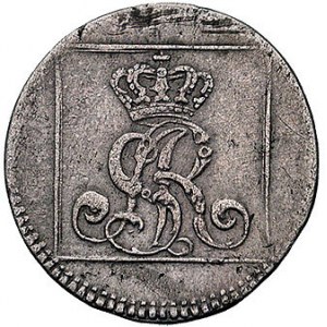 grosz srebrny 1767, Warszawa, odmiana z wysoką koroną, ...