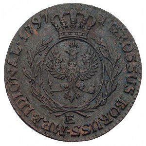 1 grosz 1797, Królewiec, Plage 29, ładnie zachowany
