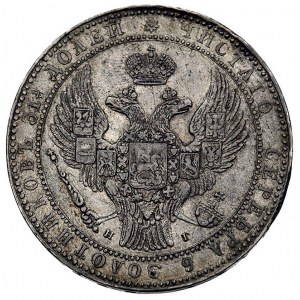 1 1/2 rubla = 10 złotych 1833, Petersburg, Plage 313, r...