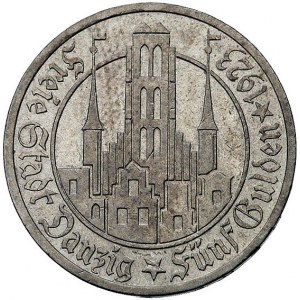 5 guldenów 1923, Utrecht, Kościół Marii Panny, Parchimo...