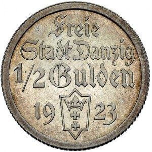 1/2 guldena 1923, Utrecht, Koga, Parchimowicz 59 c