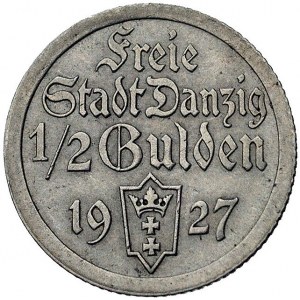 1/2 guldena 1927, Berlin, Koga, Parchimowicz 59 b